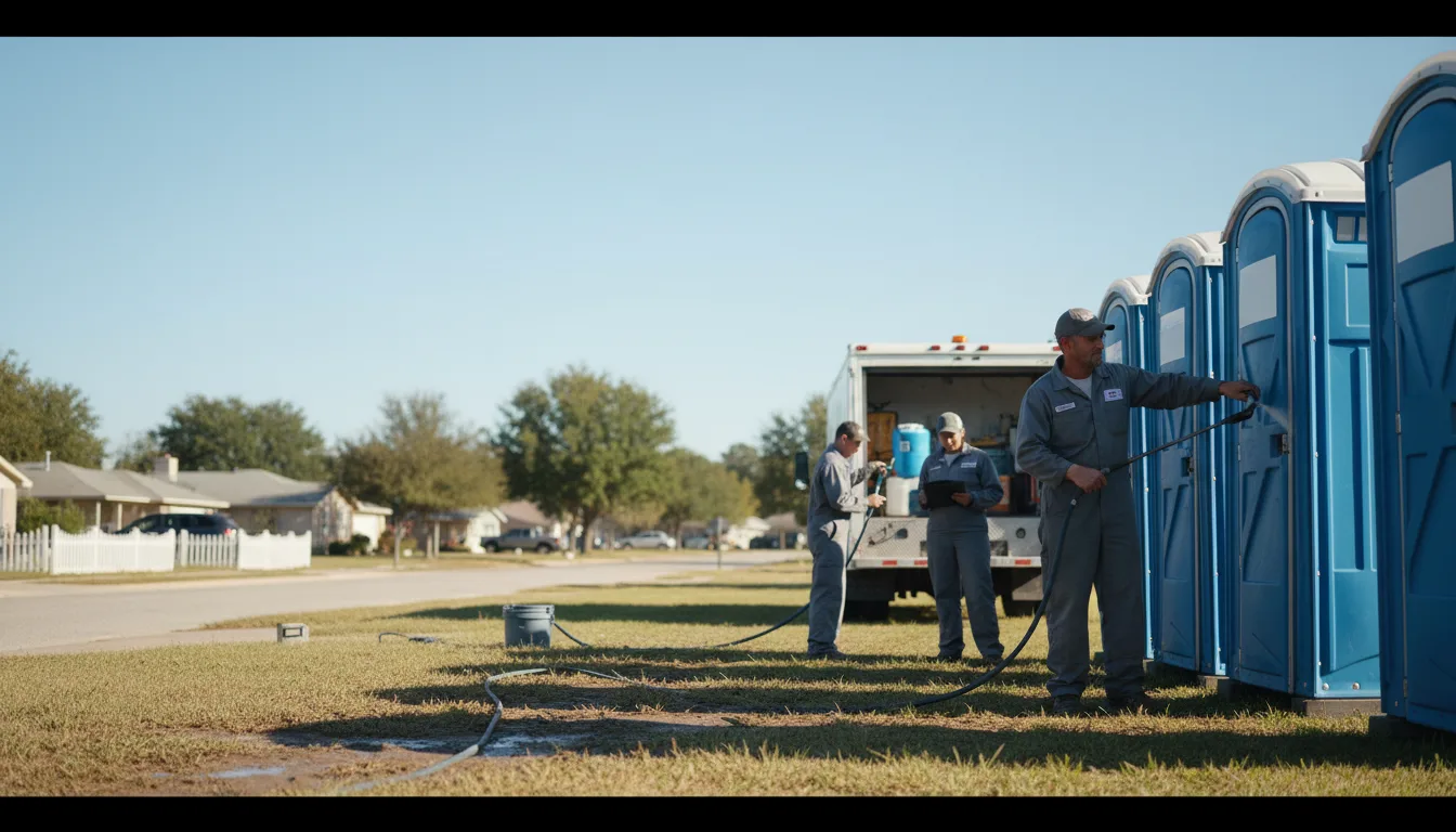 Long-Term Portable Toilet Rental in Bunker Hill, KS near me